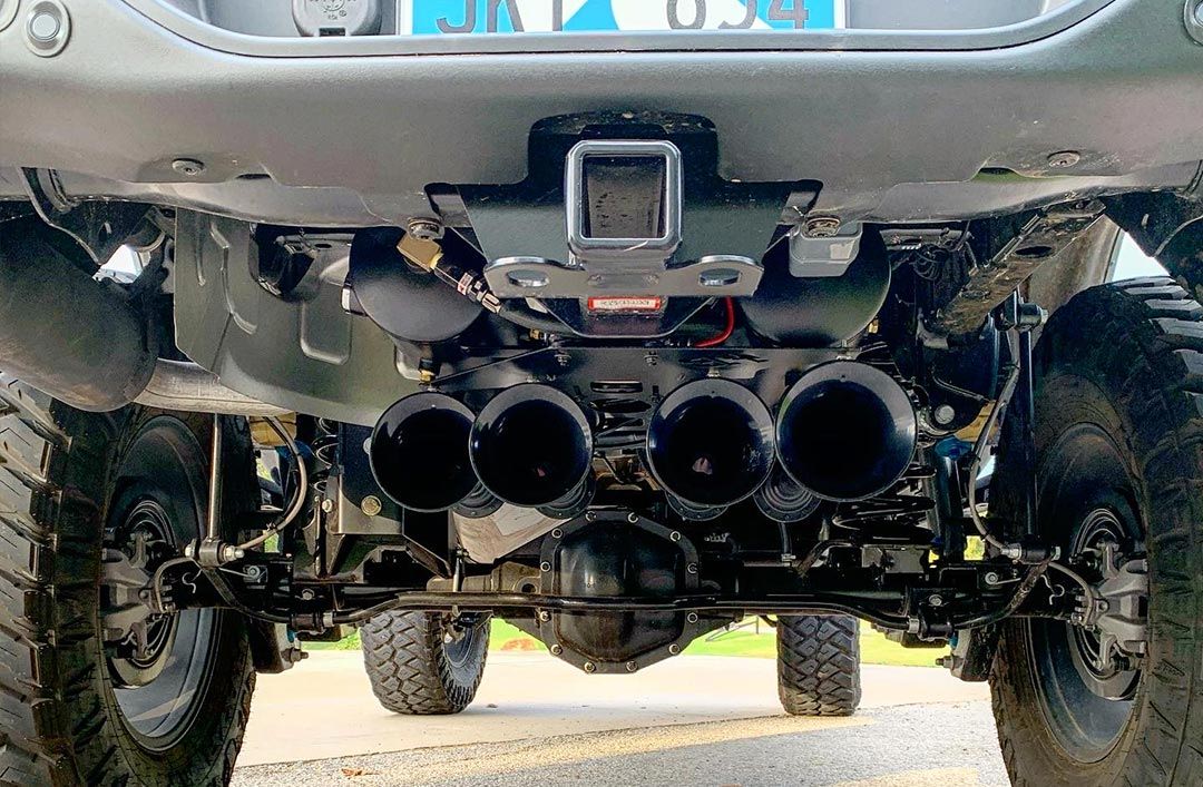 Kyle's 2020 Jeep Gladiator Train Horn Install