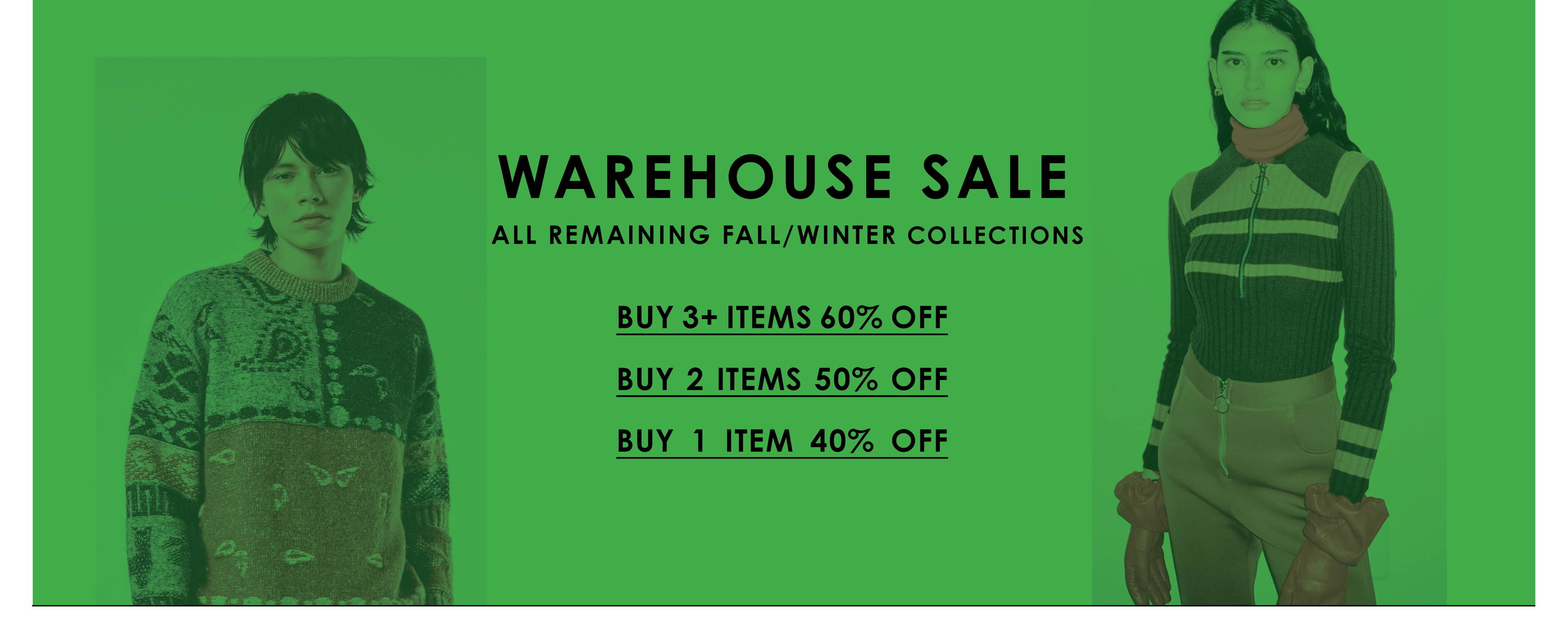Shop the Warehouse Sale - Up to 60% Off