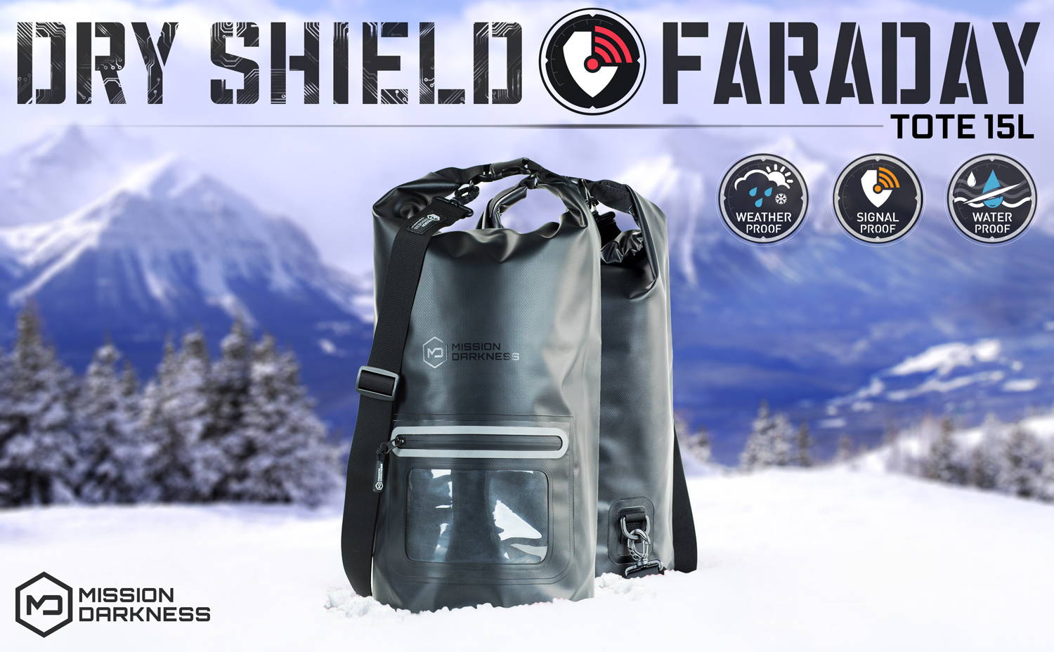 Mission Darkness™ Dry Shield Faraday Tote 15L - Practical Preppers