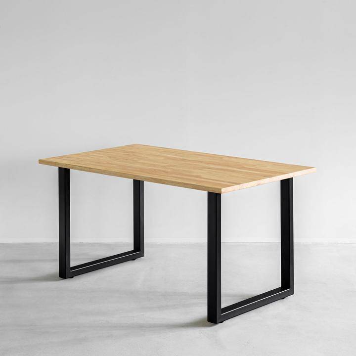 THE TABLE / ラバーウッドN × Black Steel