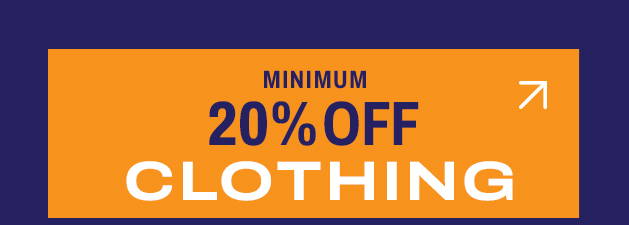 Minimum 20% Off Clothing