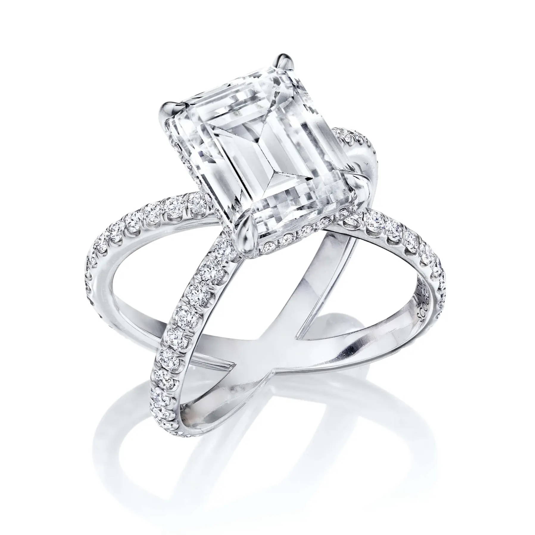 Axis collection X band engagement ring