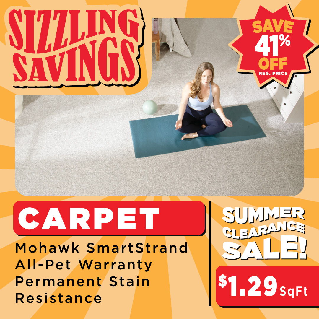 Smartstrand carpet sizzling savings