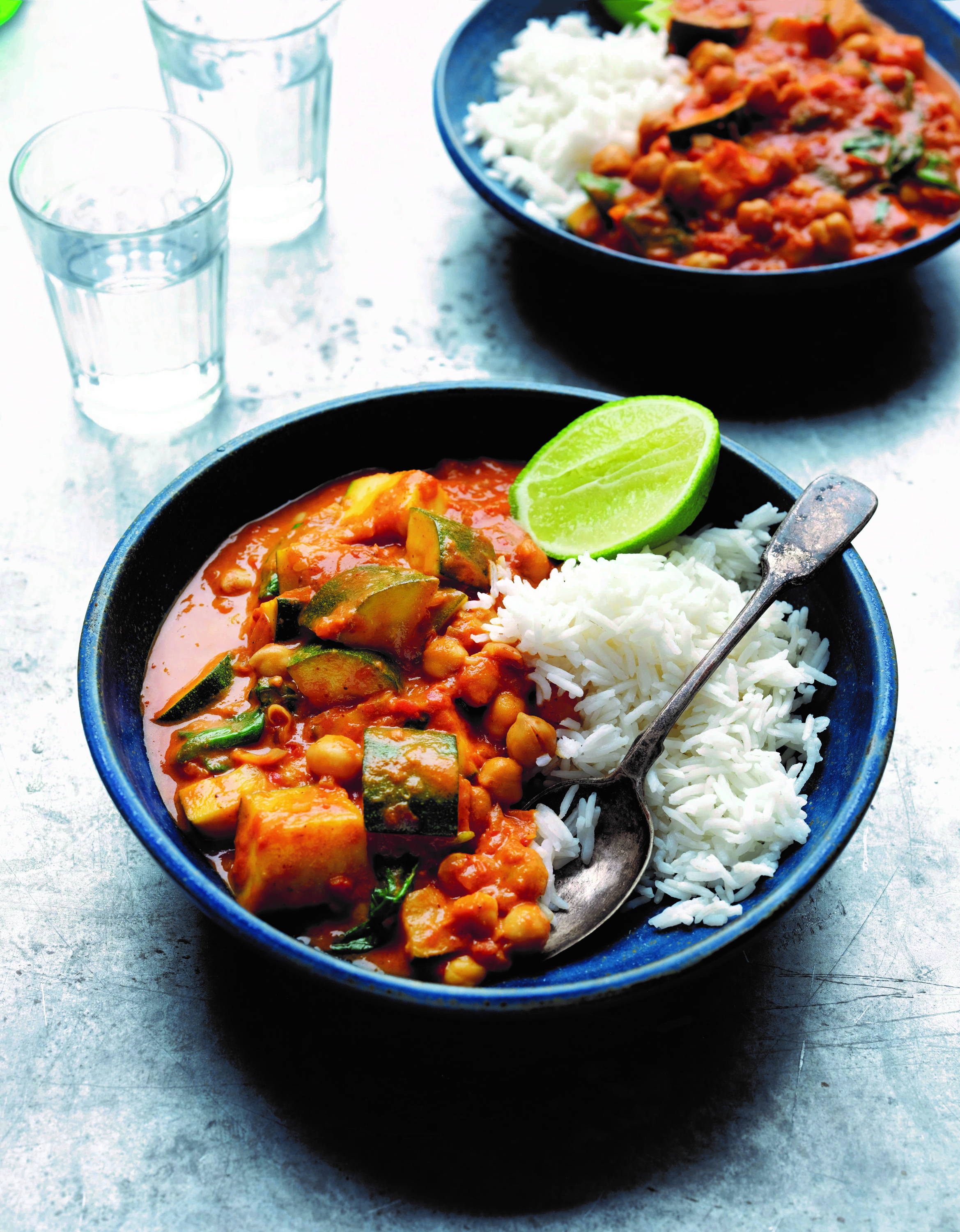 Chickpea And Courgette Curry