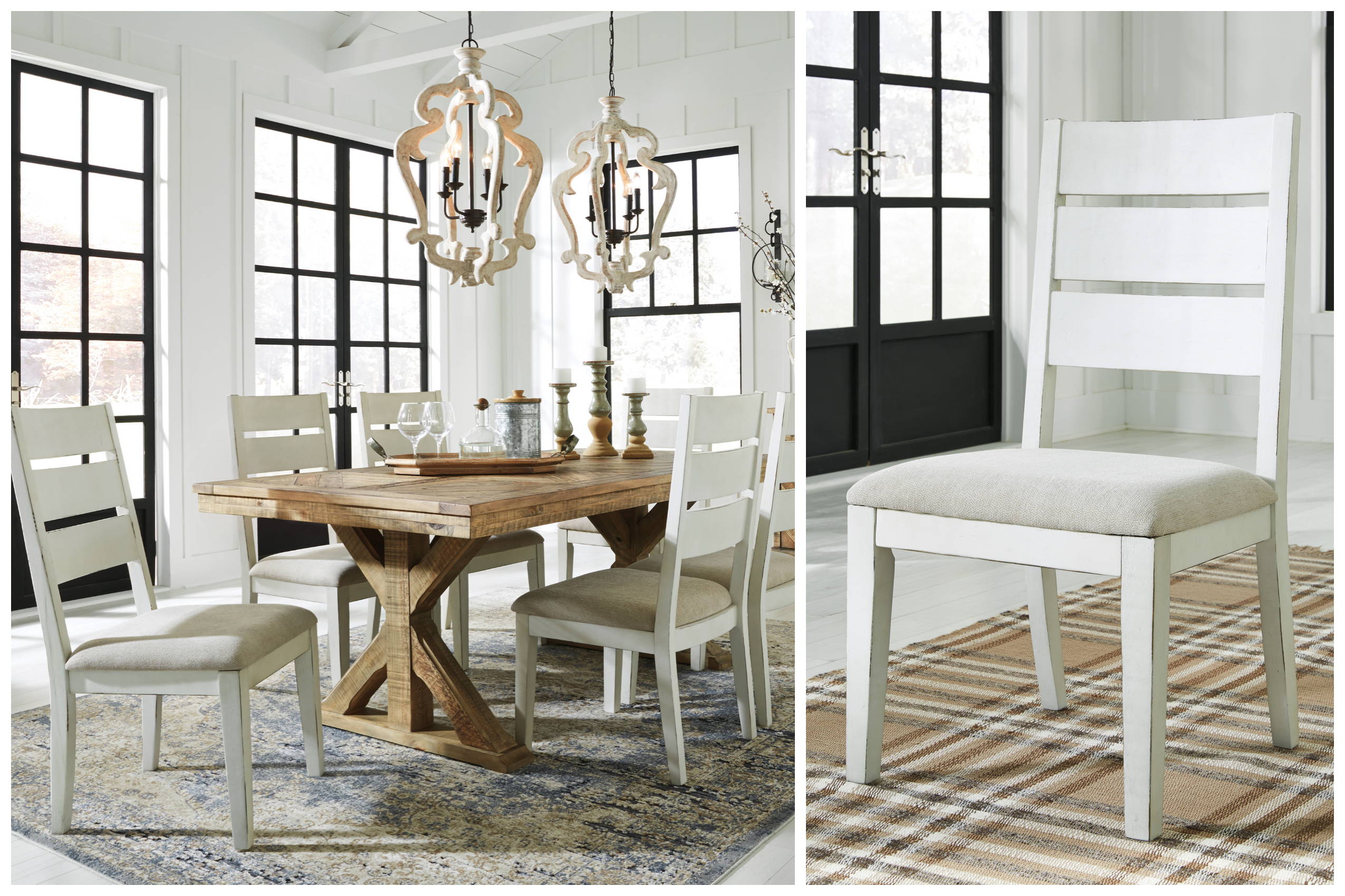 5 Dining Rooms For Your Holiday Dinner, Mayflyn Dining Room Table