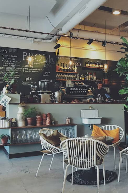 interior of a coffee shop