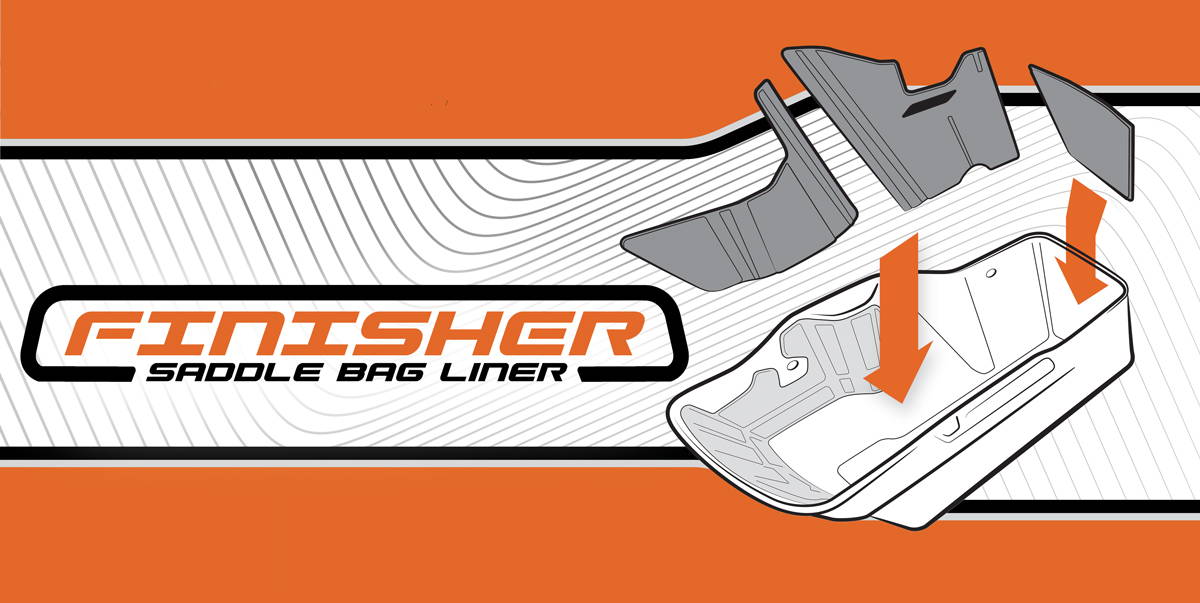 RYT-There Finisher Saddle Bag Liner for HD and Indian  Motorcycles