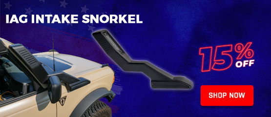 4th of July Sale - IAG Ford Bronco Intake Snorkel 15% OFF