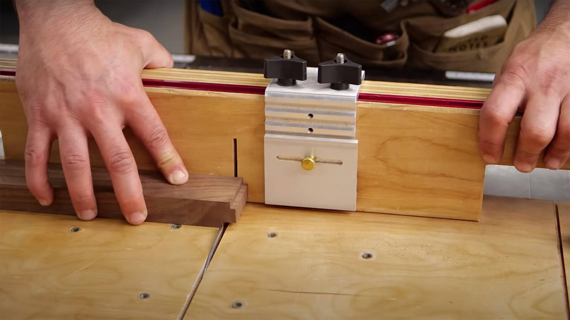 Tenon on table saw