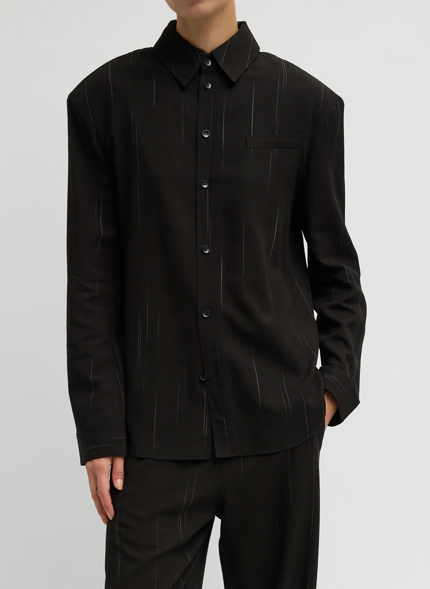 Viscose Suiting Detached Shirt