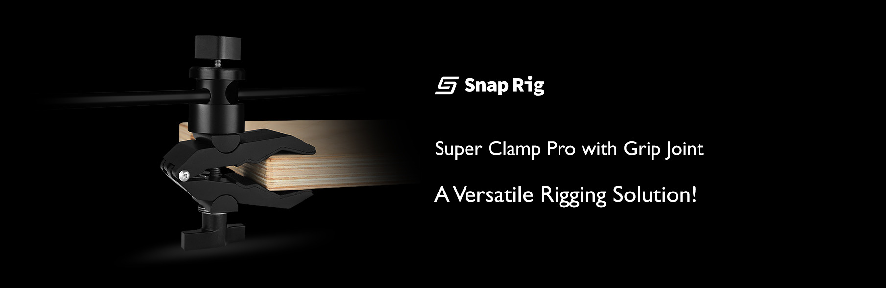 Proaim Snaprig Super Clamp Pro with Grip Joint | Fits 50mm Speed Rails/Scaffold Tubes