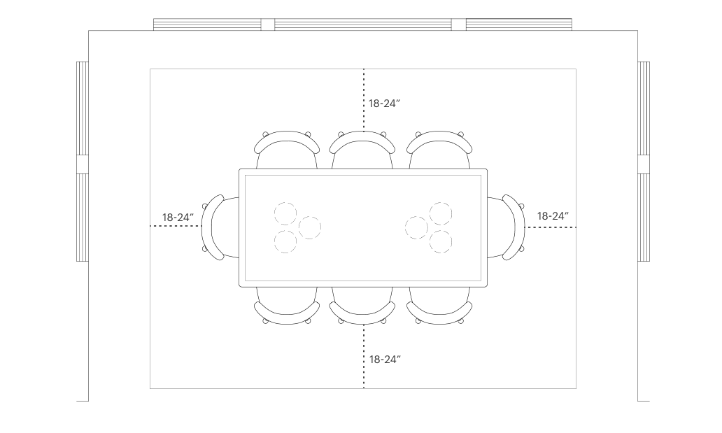 Dining Table And Chair Height Guidelines Elcho Table