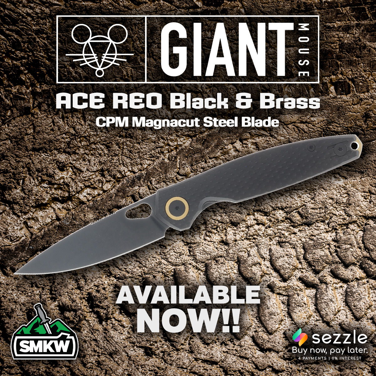 GiantMouse Ace Reo Black & Brass