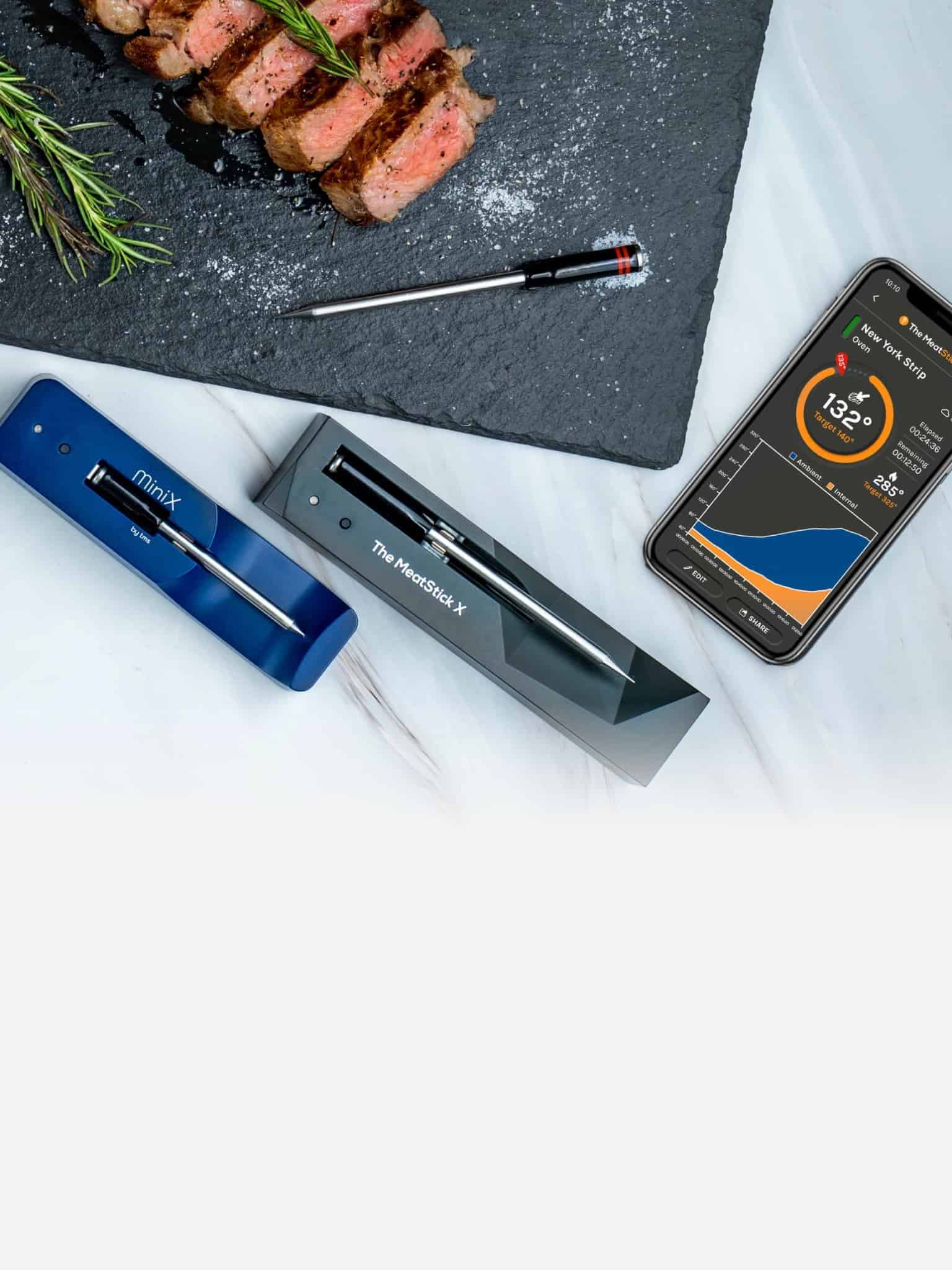 The MeatStick Smart Wireless Meat Thermometer