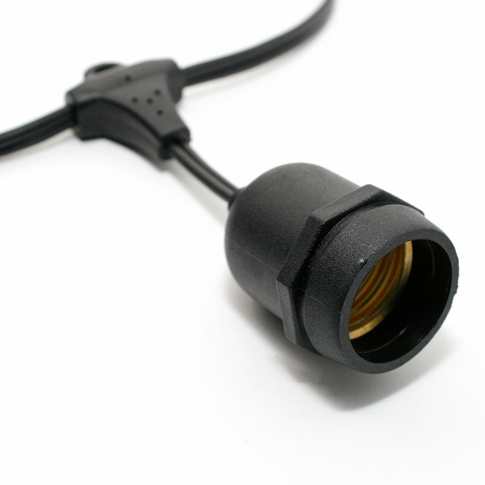 medium base string lights with suspended socket
