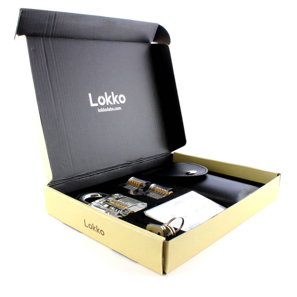 Opened Lokko Lock Pick Boxed Set
