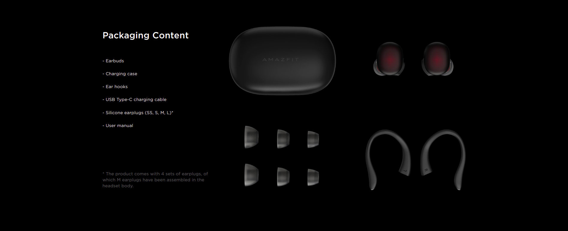 Amazfit PowerBuds Truly Wireless Bluetooth in Ear Earbuds