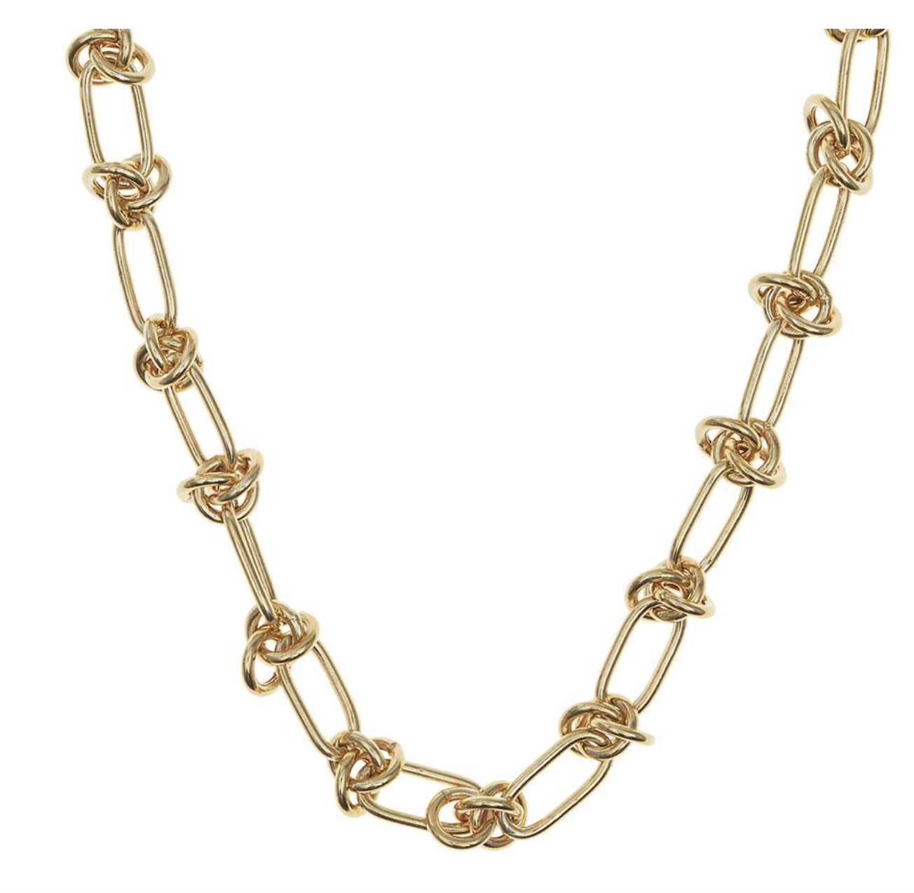 SORU IONIAN GOLD LINK NECKLACE