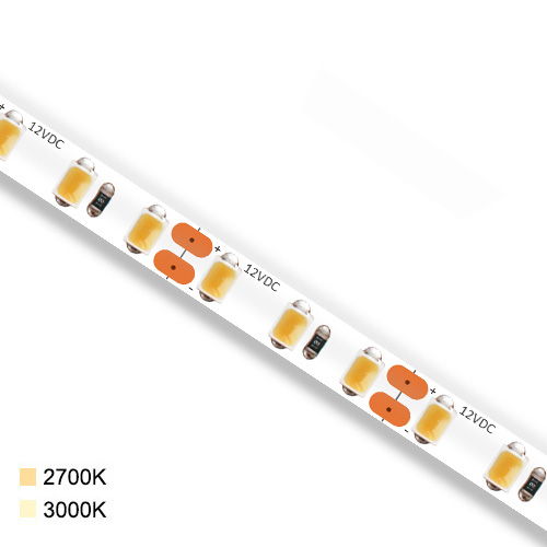 LED strip light with beer and orange icons, labeled 2700K and 3000K.