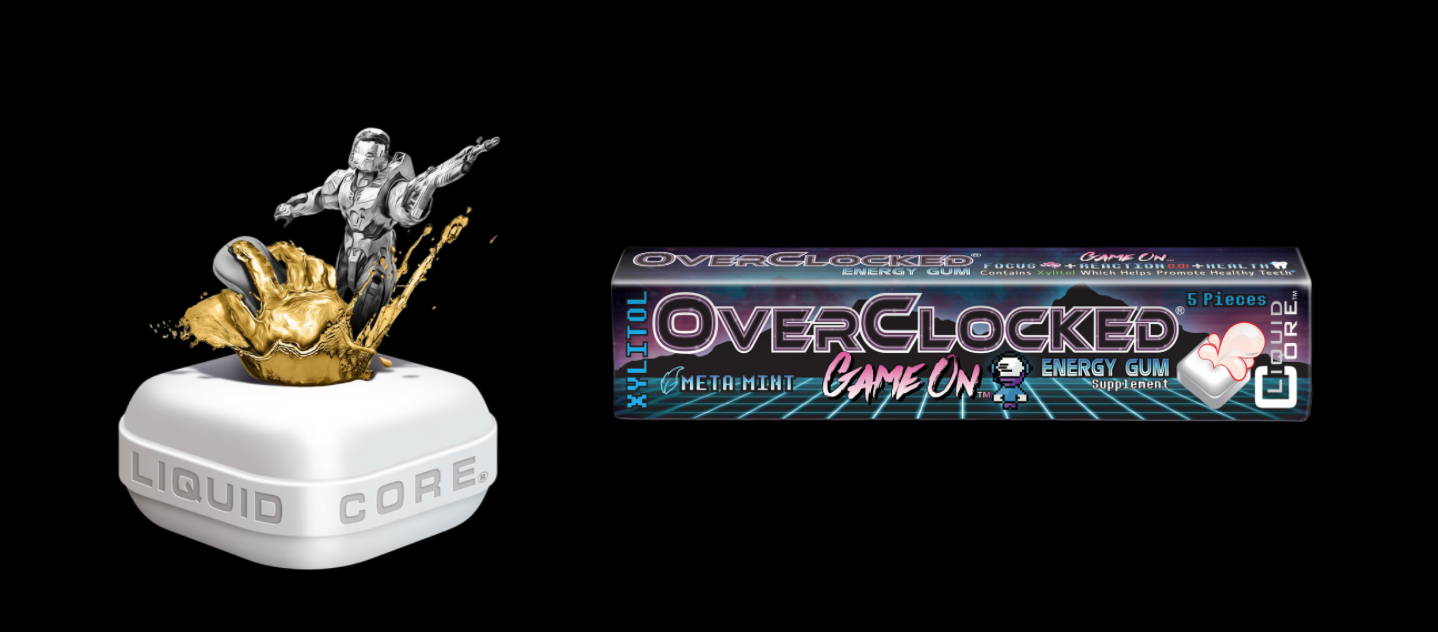 Overclocked energy gum for gamers