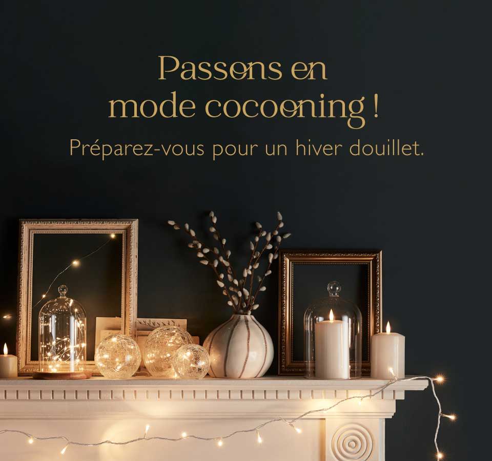 Passons en mode cocooning . Préparez-vous pour un hiver douillet