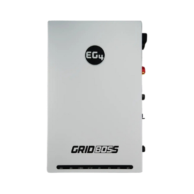 EG4 GridBOSS silver microgrid interconnect device facing forward.