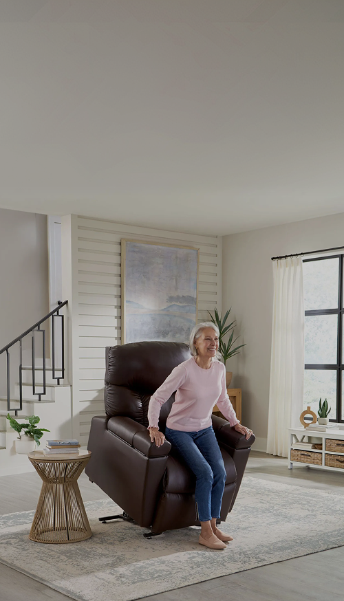 Recovery equipment set up in a comfortable home