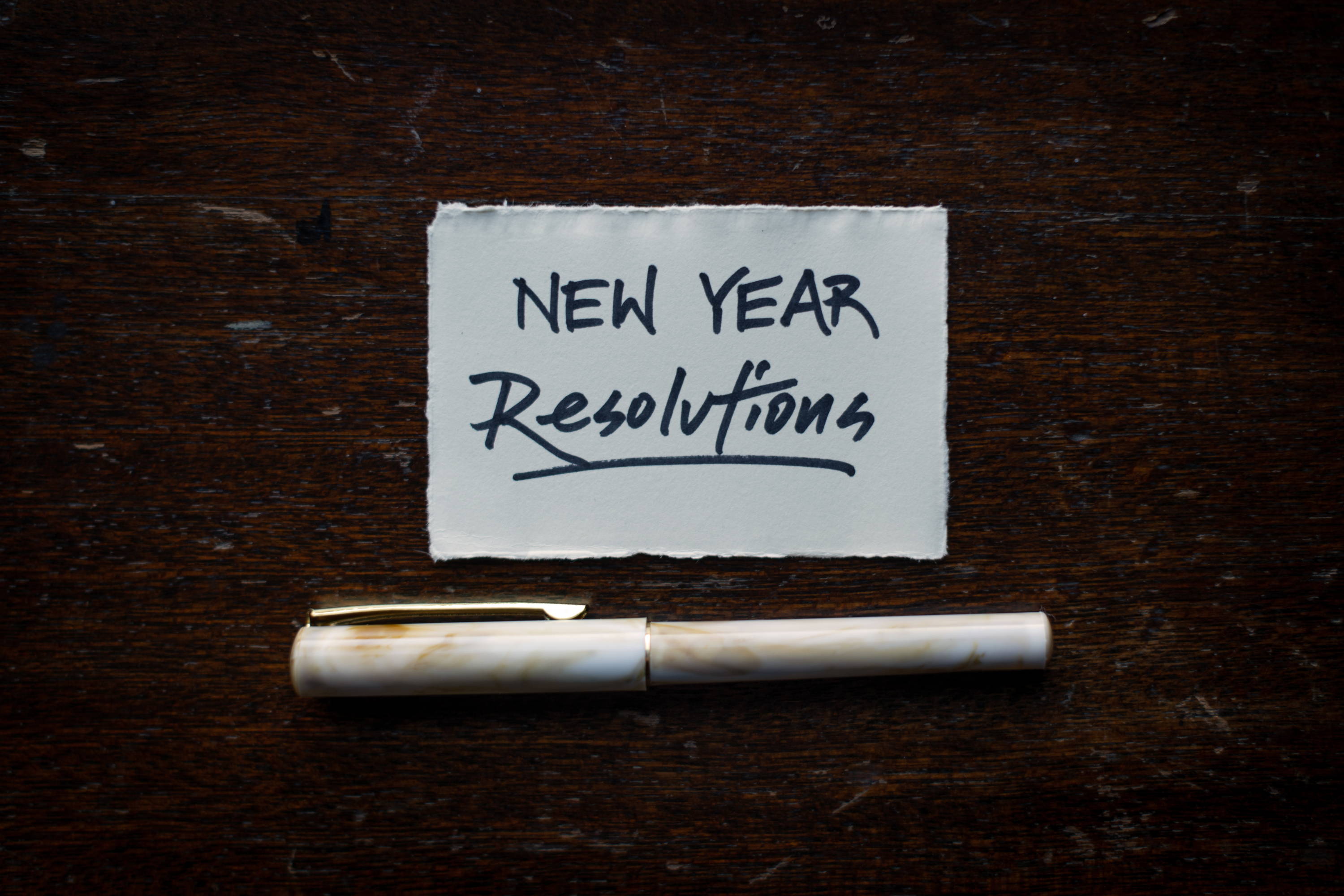 new years resolutions notes