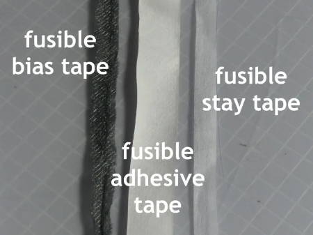 Stabilize Fabric with Fusible Tape
