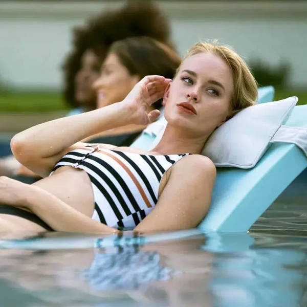 In-Pool Signature Chaise Headrest Pillow from Boxhill