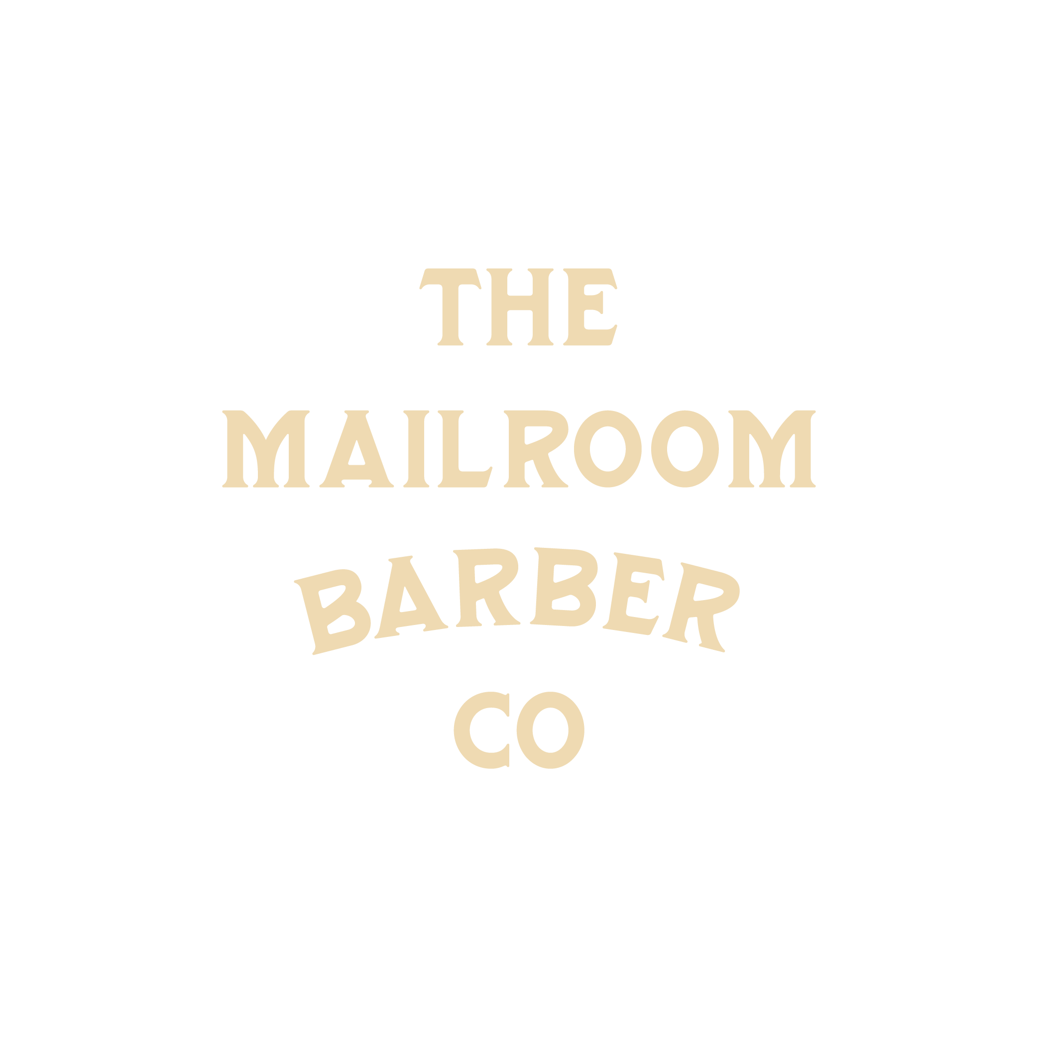 The Mailroom Barber Company Heading