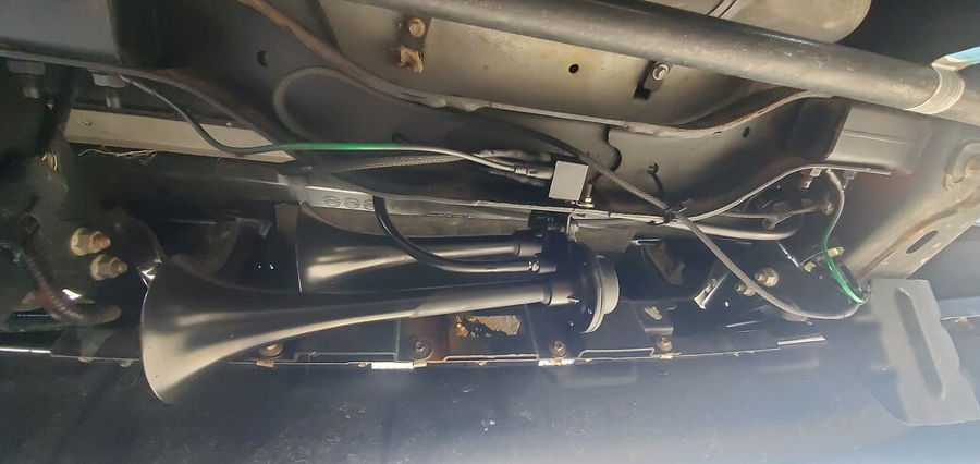 2020 Ford F350 PsychoBlasters V2 Nightmare Edition underbody install