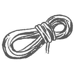 sketched drawing of Rope