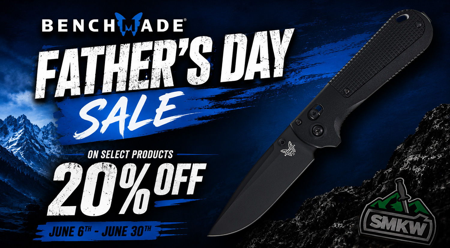 Father's Day sale on Benchmade knives, 20% off select products.