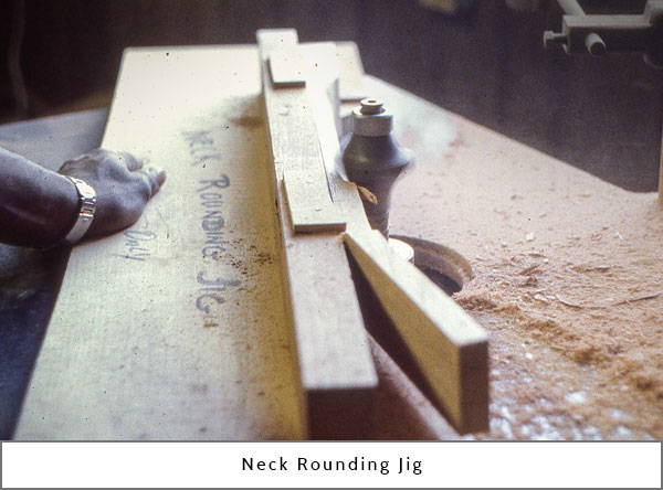Dean Zelinsky Guitars- Neck Rounding Jig