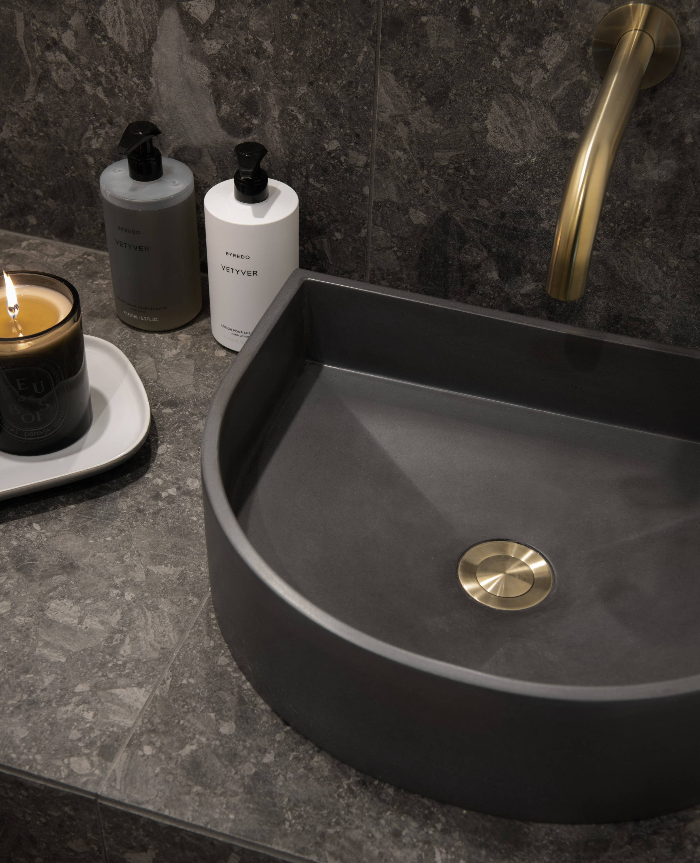Arch Concrete Basins, Bathroom Sink, Luxury Basin