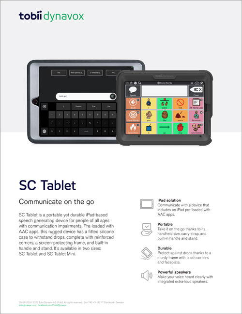 SC Tablet PI-sheet