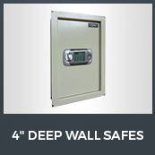 4 inch deep wall safes
