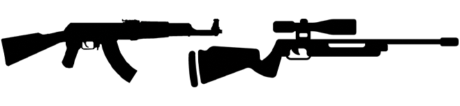 A minimalist black silhouette of a cat sitting down.