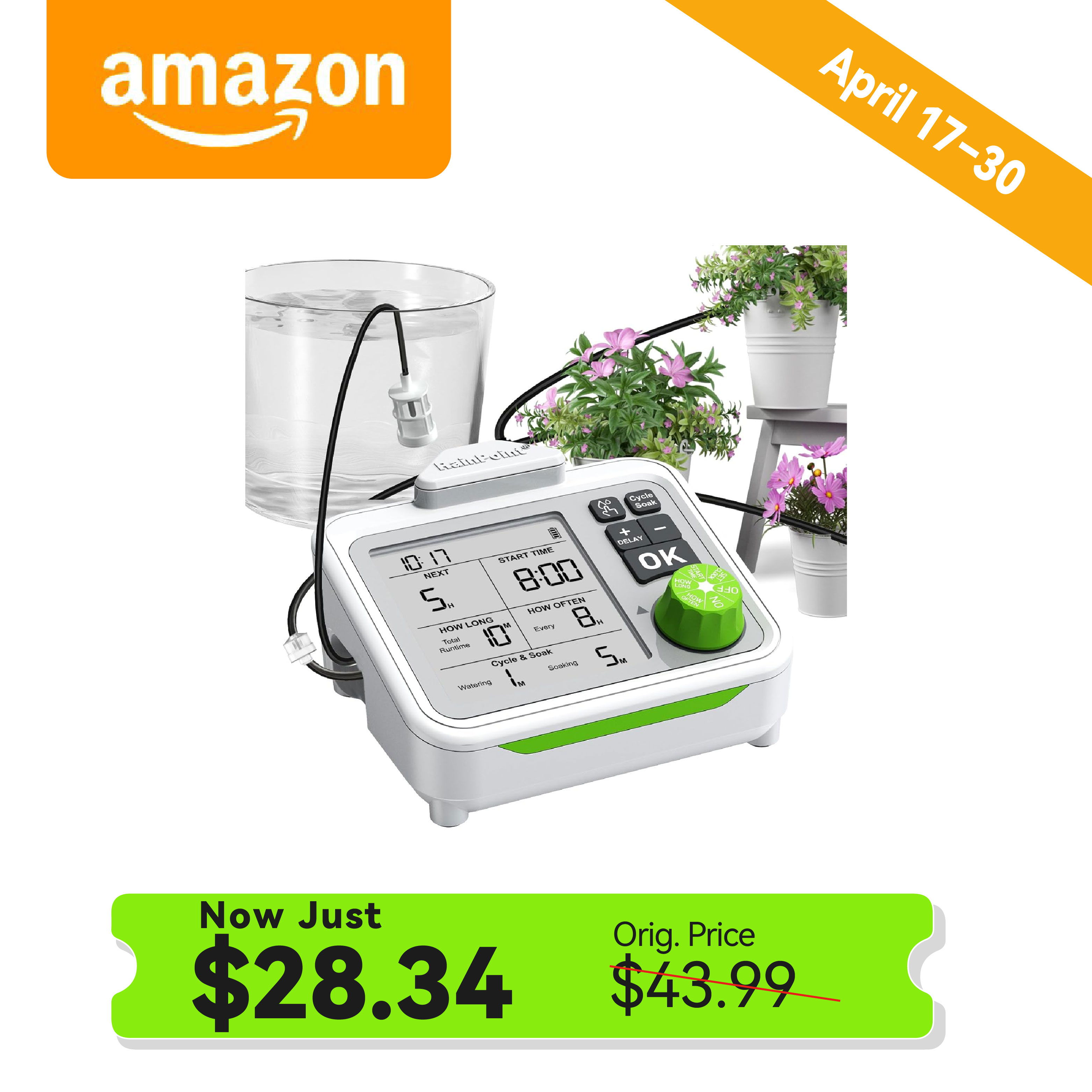Image of a kitchen appliance with pricing details and promotional information.