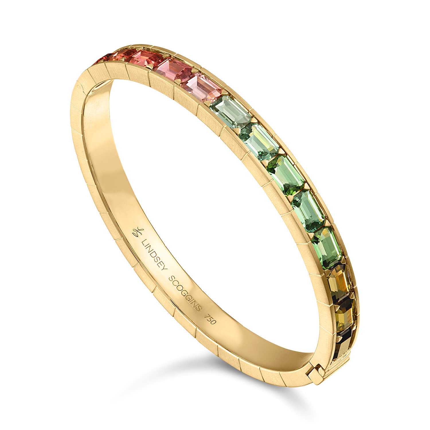 custom engraved jewelry - sapphire bangle
