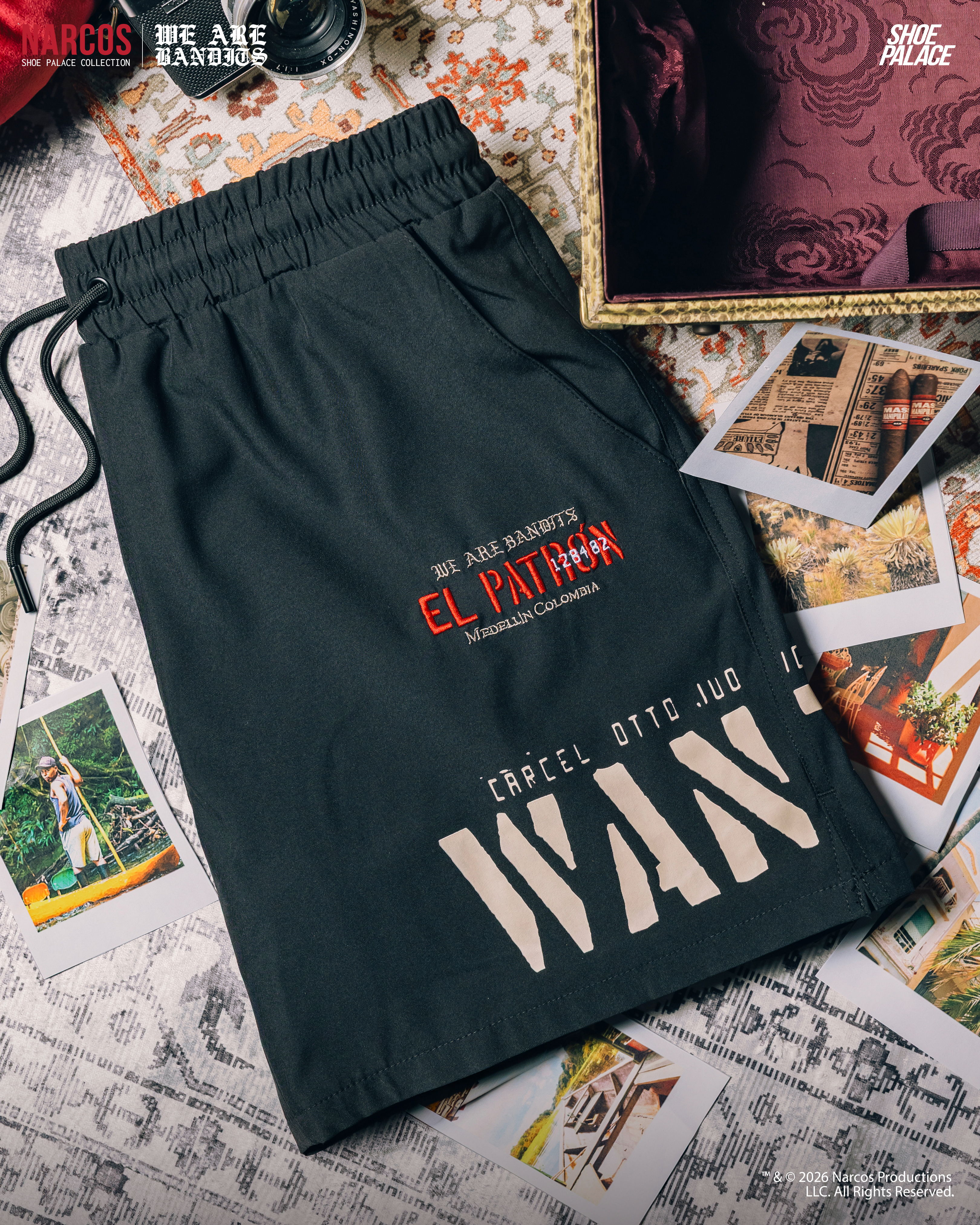 Black shorts with 
