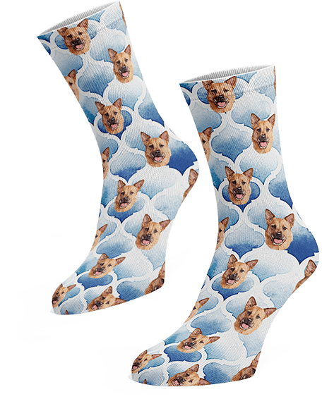 Custom pup socks