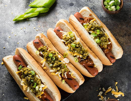 Image of New Mexico Hatch Chile Dogs