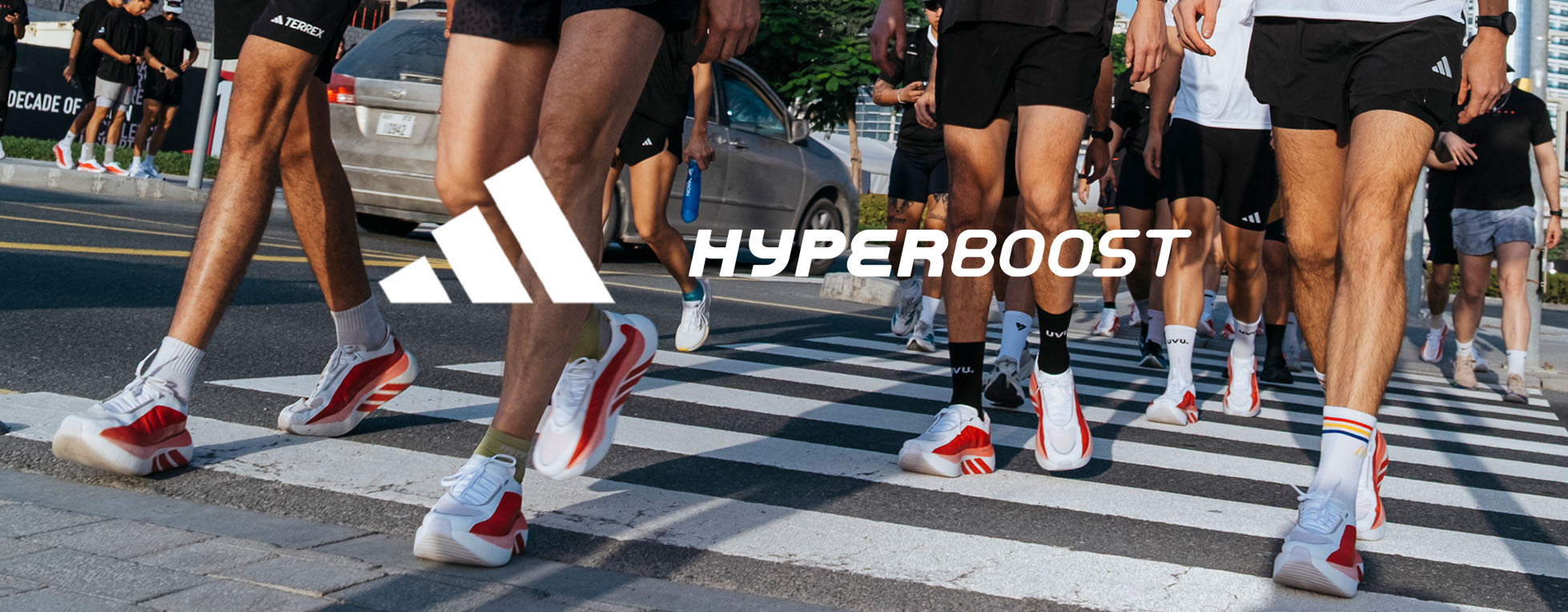 Saturday Long Run featuring the adidas Hyperboost Edge Test Station at Dubai