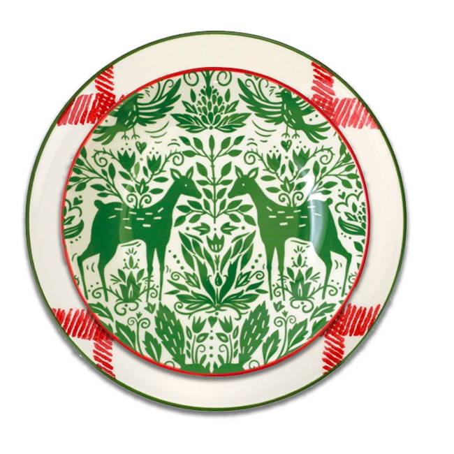 Mistletoe Christmas Dinnerware by Vietri
