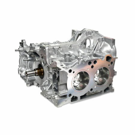 Product display photo of closed deck engine block