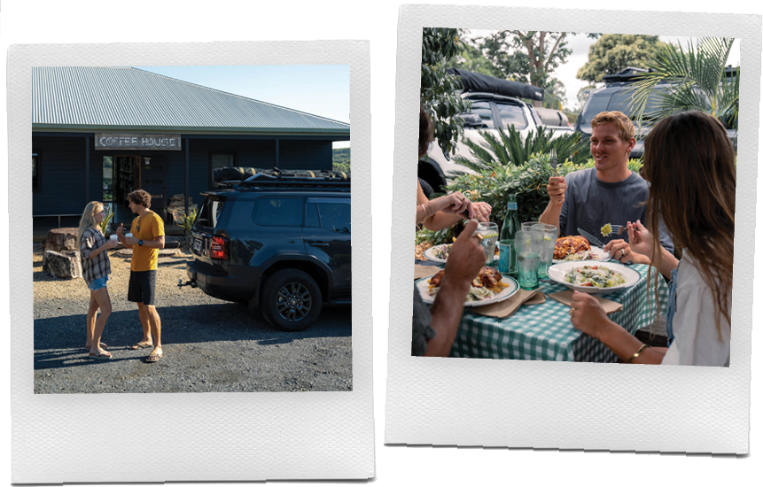 Outdoor lifestyle Polaroids