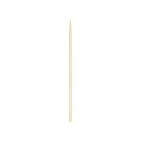 A long narrow bamboo skewer for bbq