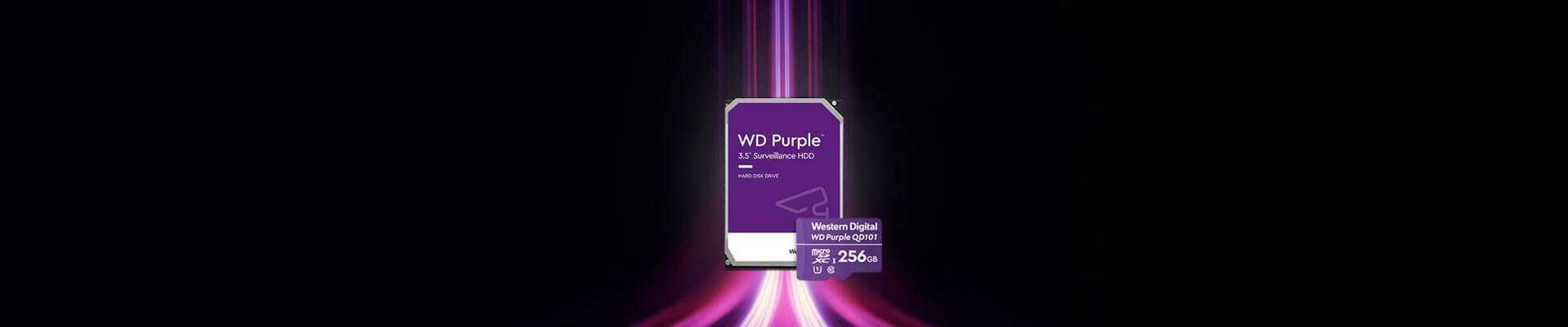 WD Security Grade Hard Drives and MicroSD cards Banner